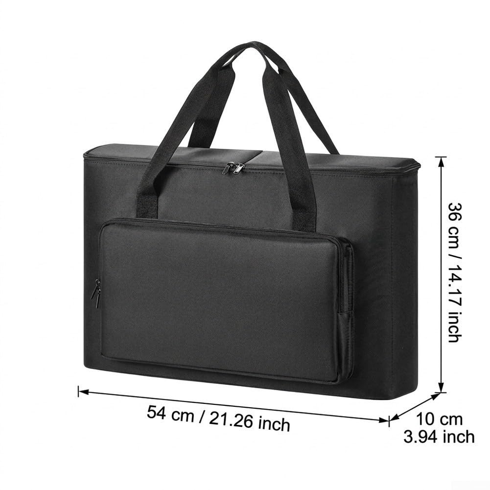 Funda Monitor 24 Pulgadas Bolsa Transporte Espaciosa
