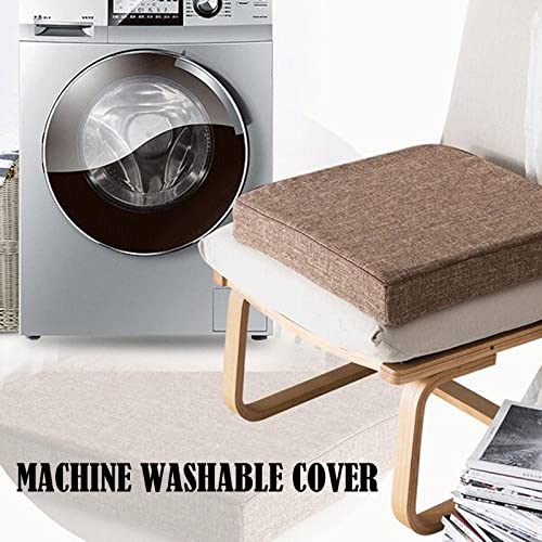 Almohadillas antideslizantes para silla cojines de lino para sofa banco y ventana personalizados 6
