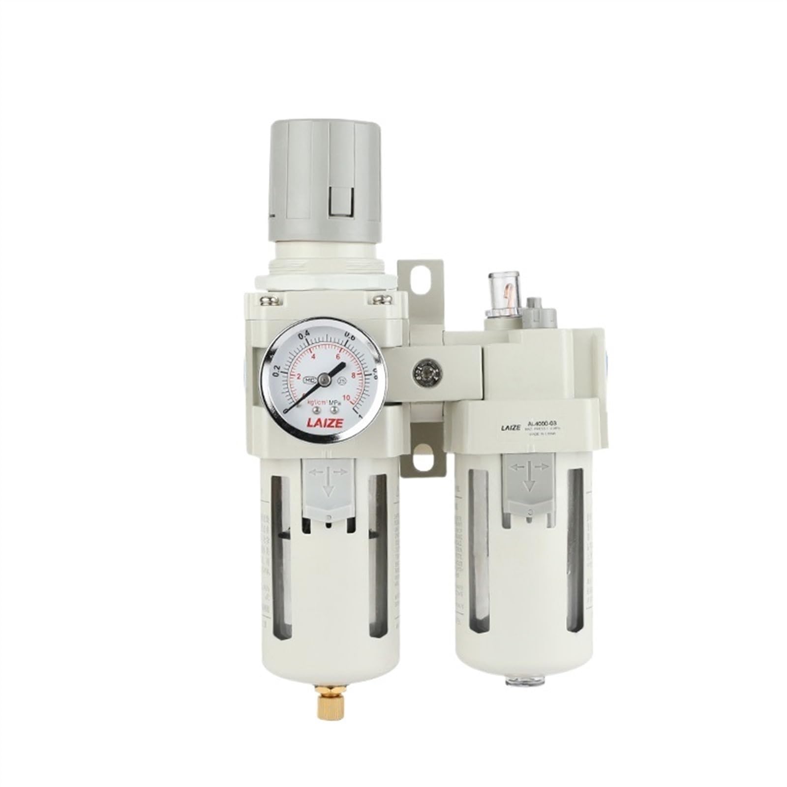 AYNRJKKX Pneumatic FRL Air Filter Regulator Lubricator Compress Tool Accessory Auto Drain AC2010 AC3010(AL3000-03)