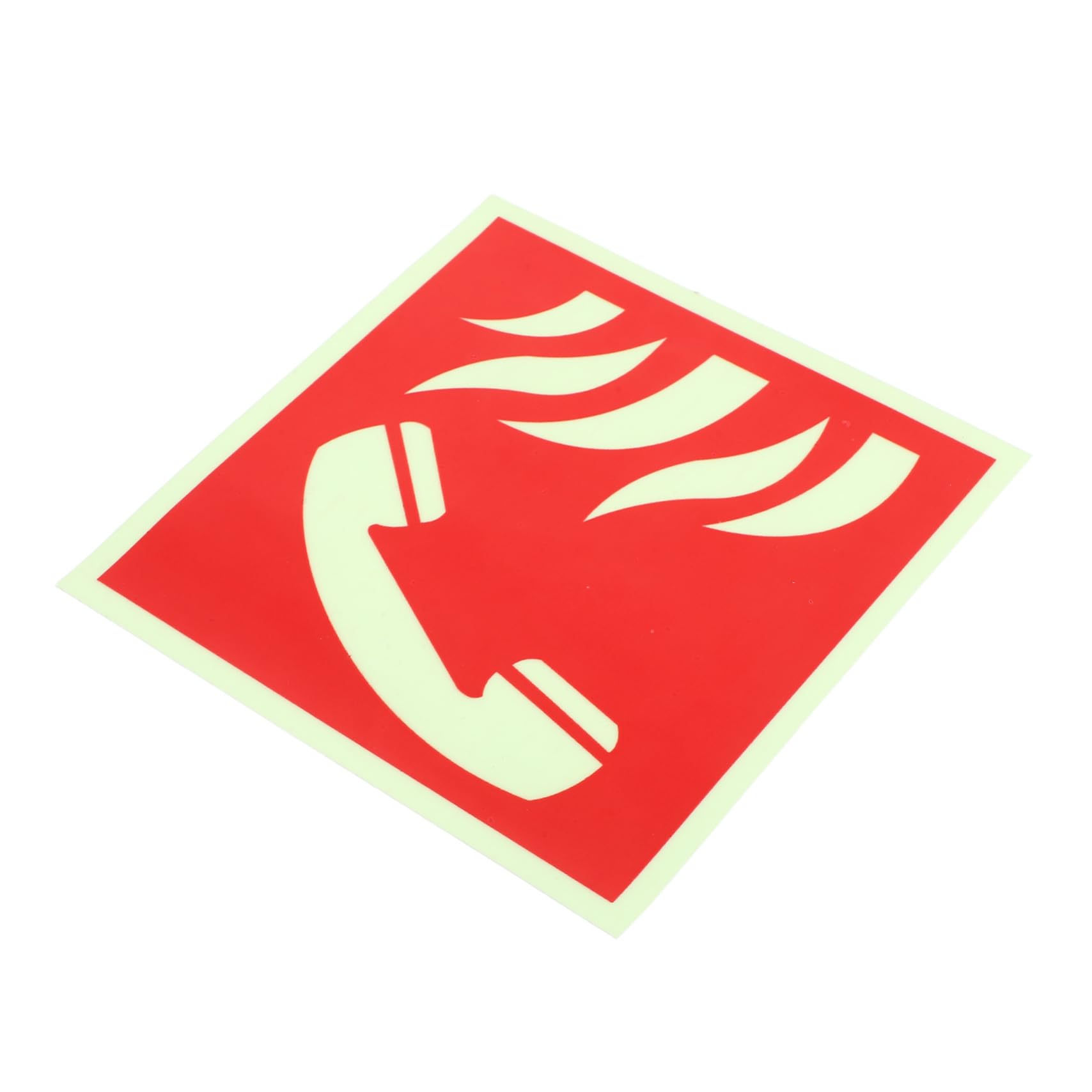 Alipis Fire Emergency Stickers for Basements Pvc Adhesive Indicator Decals Easy Install Emergency Phone Signs