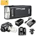 Produktbild Godox AD200 TTL 2.4G HSS 1 / 8000s Taschenblitzlicht Doppelkopf 200Ws mit 2900mAh Lithium Batterie Taschenlampe + GODOX X1T-C Blitz Auslöser für Canon Kamera Blitz Blitz Kit