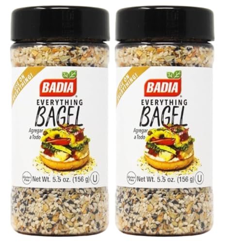 Badia Everything Bagel Seasoning 156g | PACK OF 2 | Gluten Free | Everything Seasoning.