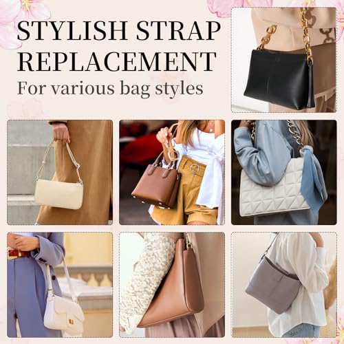 Sangle tressée argentée pour sac à main idéal pour vos sorties et soirées chic