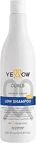 Yellow Curls Shampoo - Para cabelos ondulados e cacheados - Promove hidratação profunda e definição dos cachos - Qualidade profissional de salão 500ml