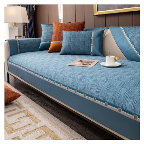YYDSWTW Copridivano a Forma di L, Lavabile, a Quattro posti, Universale, Fodera, Antiscivolo, per mobili, in Tessuto, Adatto per Cani, Adatto agli Animali Domestici 110 * 110cm Blu Scuro YYDSWTW Copridivano a Forma di L, Lavabile, a Quattro posti, Universale, Fodera, Antiscivolo, per mobili, in Tessuto, Adatto per Cani, Adatto agli Animali Domestici 110 * 110cm Blu Scuro