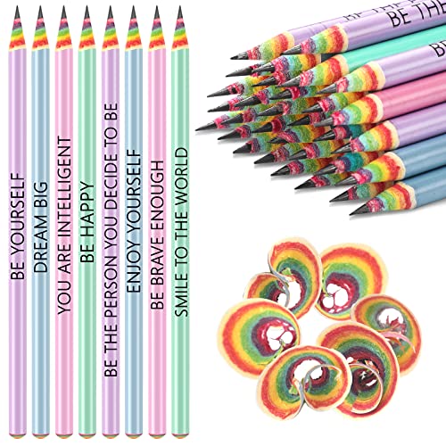 Ctosree 48 Pcs Rainbow Pencils for Kids Number 2 Pencils Bulk...