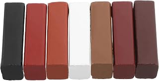 Furniture Repair Wax Blocks 7pcs for Hardwood and Laminate | Resin Formula, Simple Warm Application, Fixes Dents and Scratches, DIY Touch up Kit for Floors and Cabinets