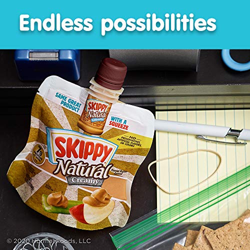 Skippy Squeeze Natural Creamy Peanut Butter, 6 Ounce (Pack Of 6) #TOP4