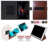  Hülle für Sony Xperia Z Tablet Cover Case Bumper  in Braun Leder  Testsieger