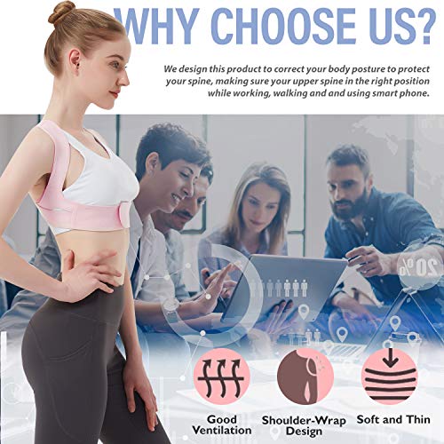 Vicorrect Posture Corrector For Women And Men, Adjustable Upper Back Brace For Clavicle Support And Providing Pain Relief From Neck, Shoulder, And Upper Back (L/Xl) #TOP4
