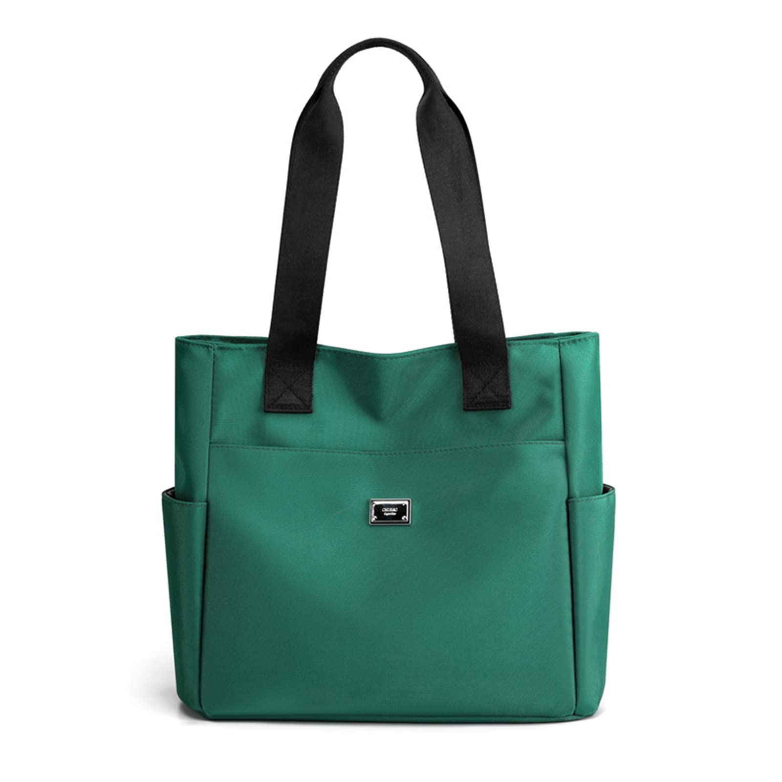 Lightweight Waterproof Nylon Shoulder Bag, Women's Large Capacity Top Handle Handbags, Nylon Tote Bag for Gym, Work, School