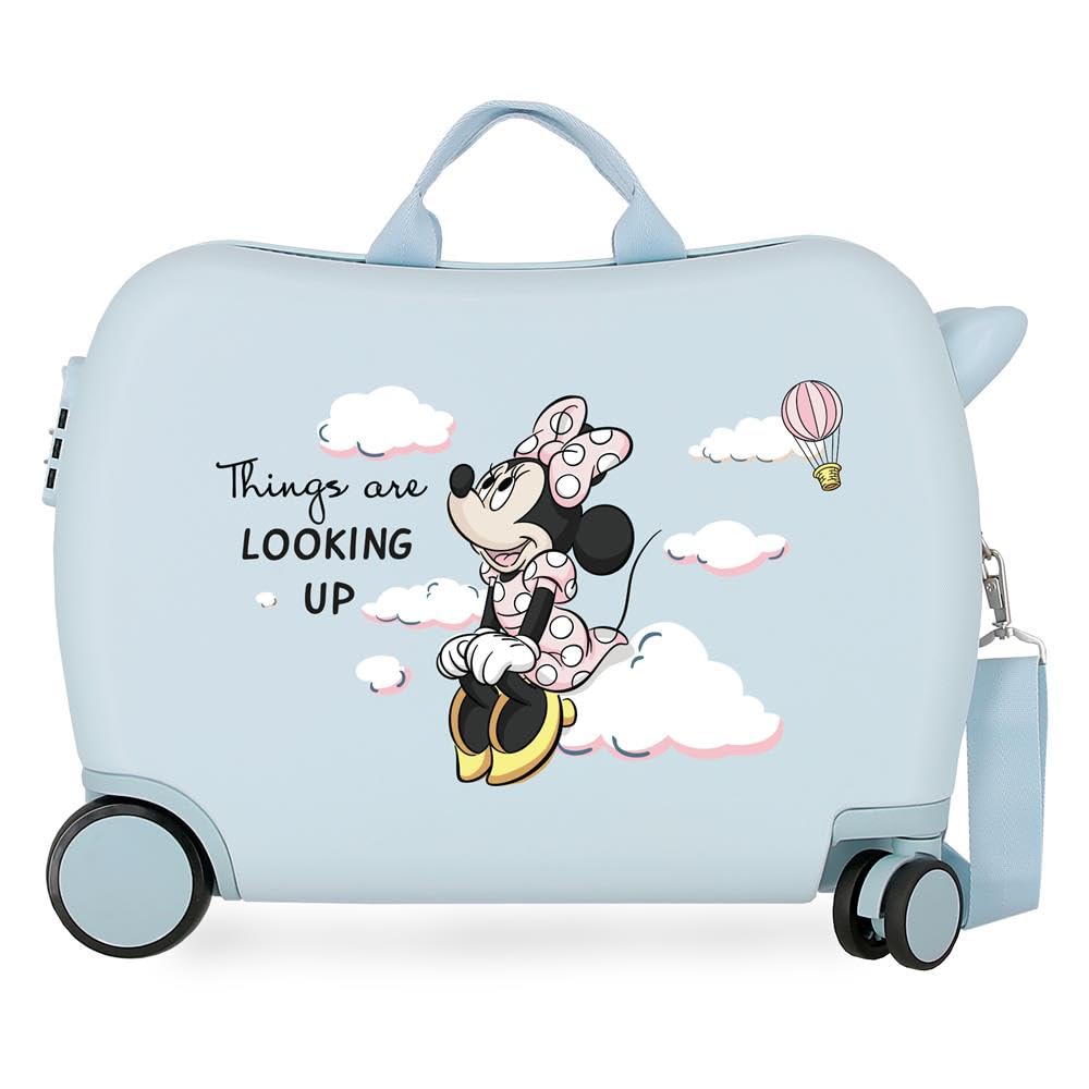 Disney Minnie Cute & Fun Walizki Biegowe, Jeden Rozmiar, Niebieski, Talla única, Walizki na kółkach