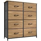 YITAHOME Dresser with 8 Drawers - Fabric Storage Tower, Organizer Unit for Bedroom, Living Room, Hal