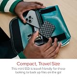 Verbatim Store 'n' Go Mini Diamond Portable SSD 2 TB, USB 3.2 Gen 1 z adapterem USB C 1000 MB/s, kompaktowy 35 g, szybki transfer danych, oprogramowanie Nero Backup, do PC i Mac, czarny