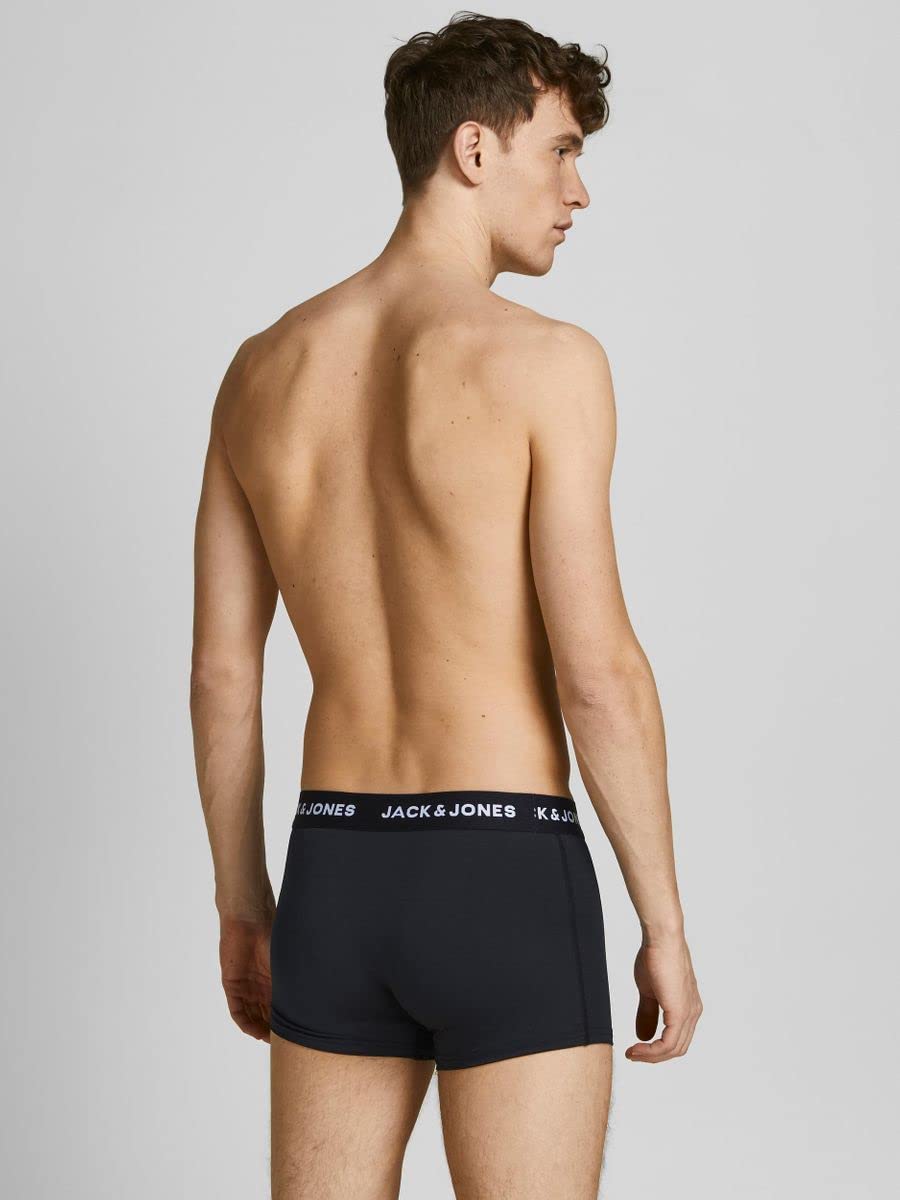 Jack & Jones Jacbase Microfiber Trunks 3-Pack Noos Caleon Boxeur Homme (Lot de 3)