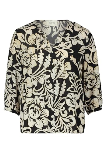 cartoon Damen 8979/7768 Bluse, schwarz/beige, 40