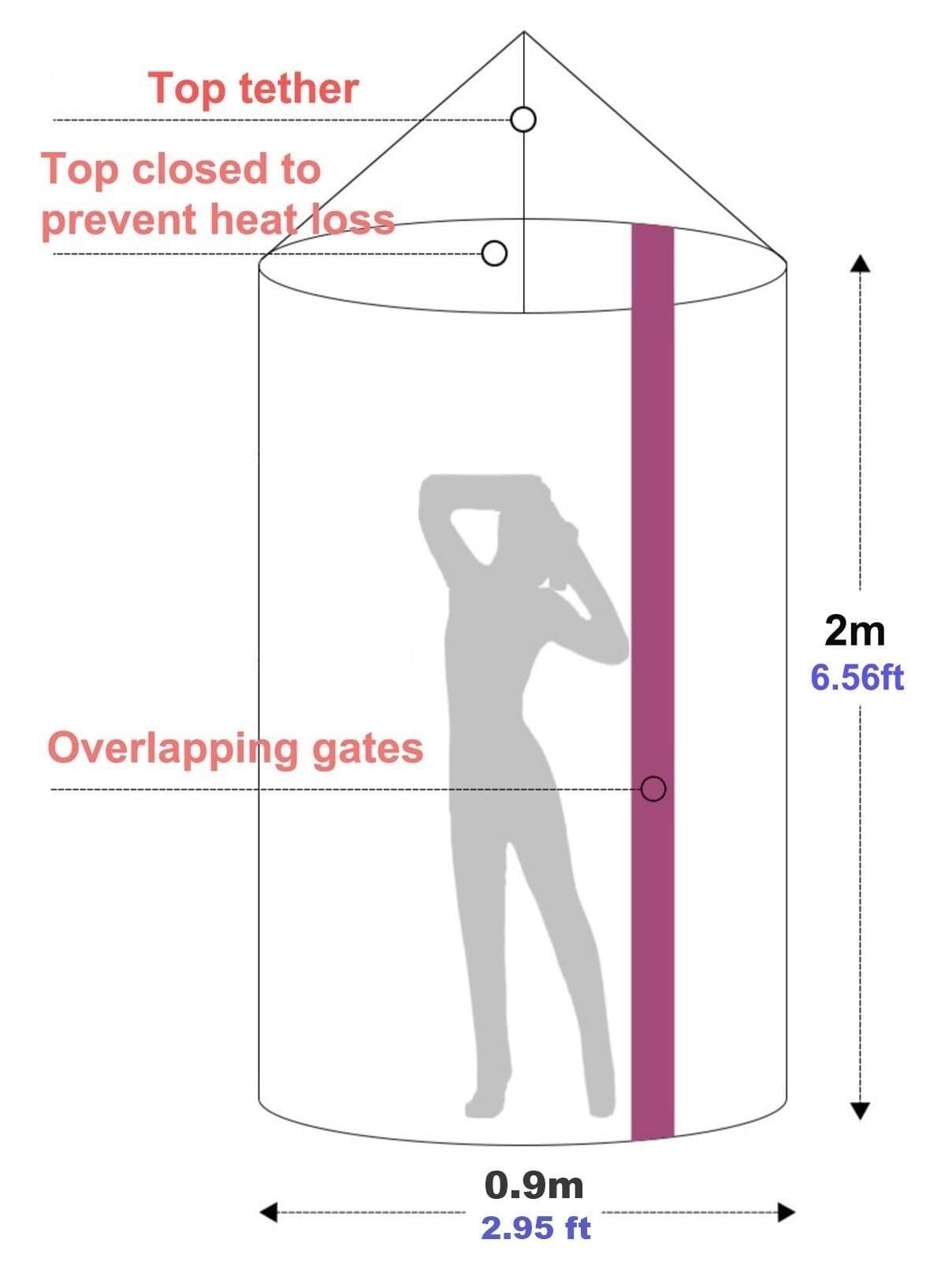 Tenda da Toilette Pop-Up Tenda da Doccia per Campeggio Tenda da Privacy per Esterno Spogliatoio Portatile per Cambiarsi e Fare la Doccia durante i Viaggi in Campeggio, 80 cm x 200 cm