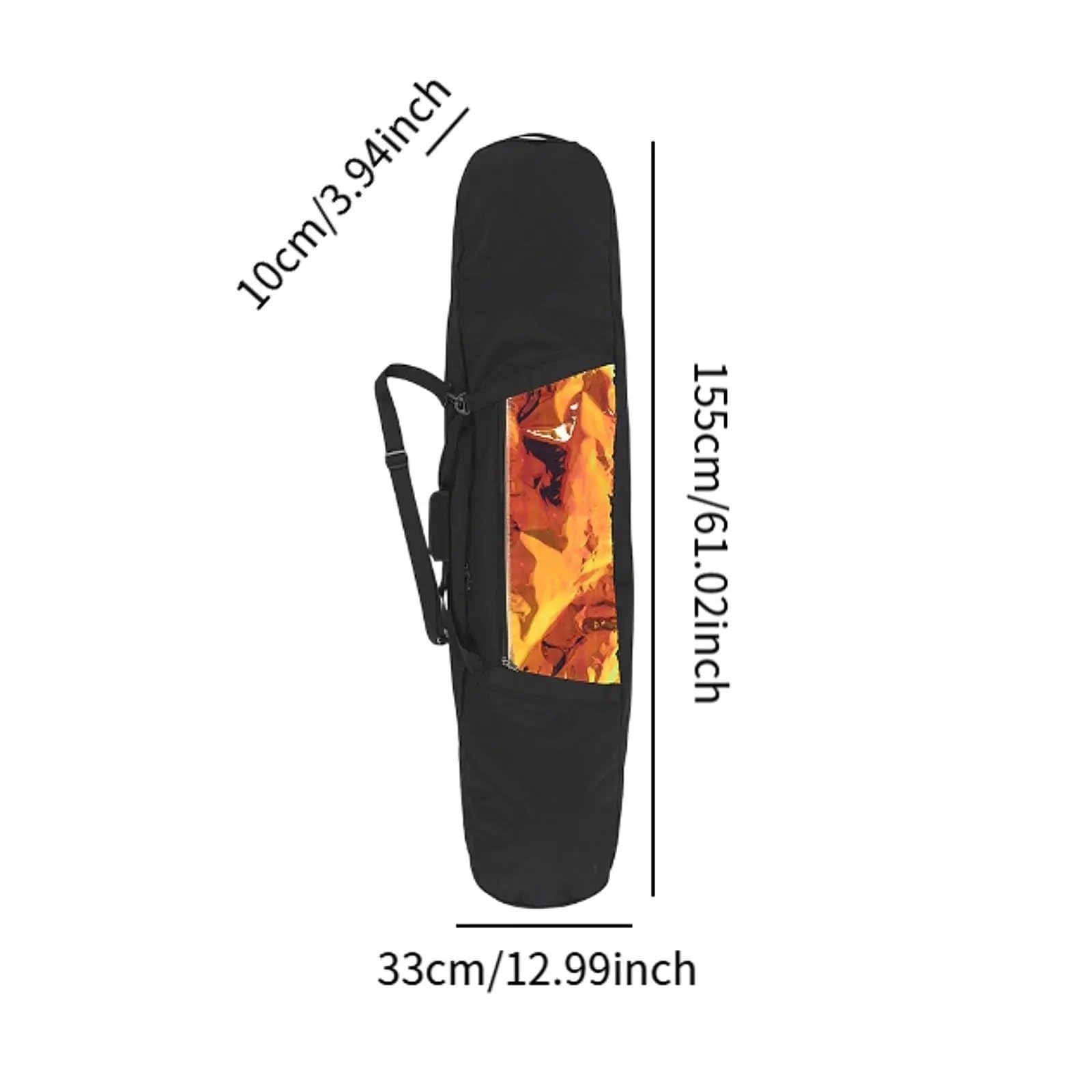 Zaino for scarponi da sci, borsa, porta snowboard con ruote, custodia for il trasporto, zaino for attrezzatura(Bblack)