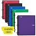 Five Star Flex Hybrid NoteBinder, 1-1/2 Inch Binder with Tabs, Notebook and 3 Ring Binder All-in-One, Black (72403)