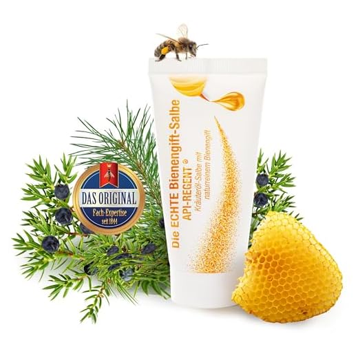 API-REGENT® Echte Bienengift-Salbe – mit Bienengift & ätherischen Ölen – kühlende Pflege für Muskeln & Gelenke – 100% natürlich – Made in Germany – ohne Konservierungsstoffe –50 ml