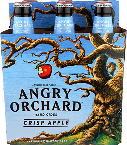 Angry Orchard Crisp Apple Hard Cider, 6 pk, 12 oz bottles, 5% ABV