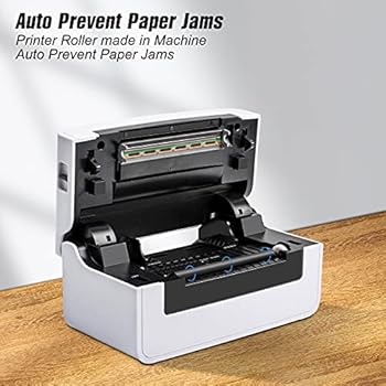 Thermal Label Printer - with 4X6 100 Pcs Direct Thermal Shipping Labels for Shipping Packages Postage Home Small Business, Compatible with Etsy, ...