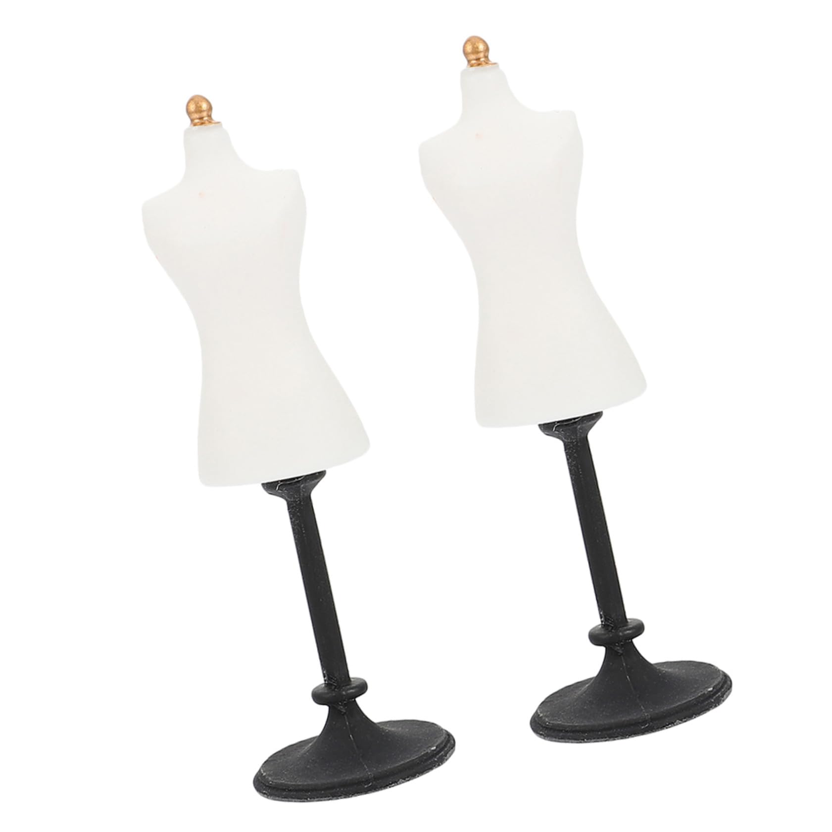 OFFSCH 12 Scale White Sewing Doll Clothes Display Stand Accessories for Dollhouses and Outfits