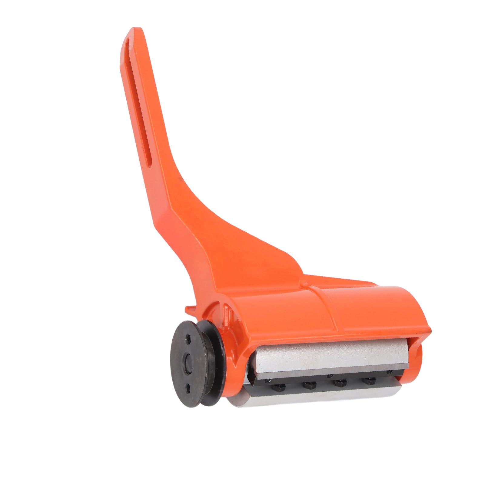 Pelador de Troncos Accionado por Correa en V con 6 Cuchillas Extendidas para Descortezar y Fresar Madera para Motosierras MS170 MS180 MS181 Material de Aluminio Fundido a Presión