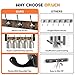 Oraich Wall Hooks with Shelf, Coat Rack Wall Mount for Coat Backpack Key Clothes Hanger, Wall Floating Shelf Hanging in Entryway, Living Room, Bathroom, Bedroom, Kitchen