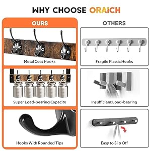 Wall Hooks with Shelf Coat Rack Wall Mount Shelf with Hooks for Coat Backpack Key Clothes Hanger Wall Floating Shelf Hanging in Entryway Living Room Bathroom Bedroom Kitchen