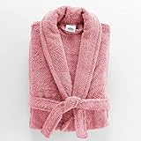 peignoir de bain rose pale 🧼 ENTRETIEN FACILE - Lavage à 40° - Séchage modéré - Repassage à 150°