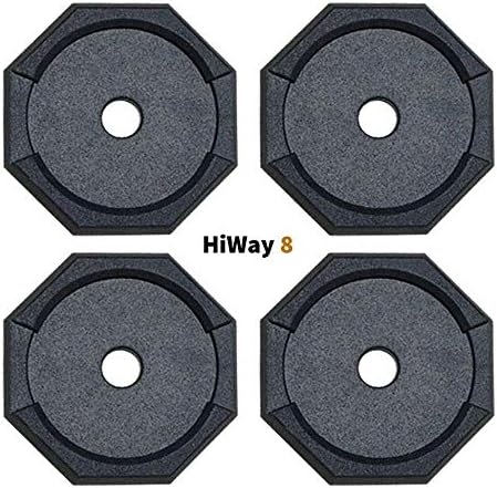 SnapPad HI8SP4 4 Pack of SnapPad HiWay 8 Inch Landing Feet Jack Pad and Leveler