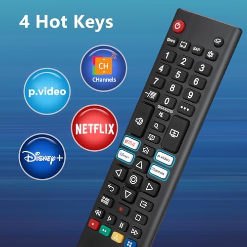 Universal for LG Smart TV Remote Control Replacement (Pack of 2) - 3