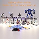 GEAMENT LED Light Kit Compatible with Lego Iron Man Hall of Armor - for 76125 Model (Building Set Not Included) - Image 4