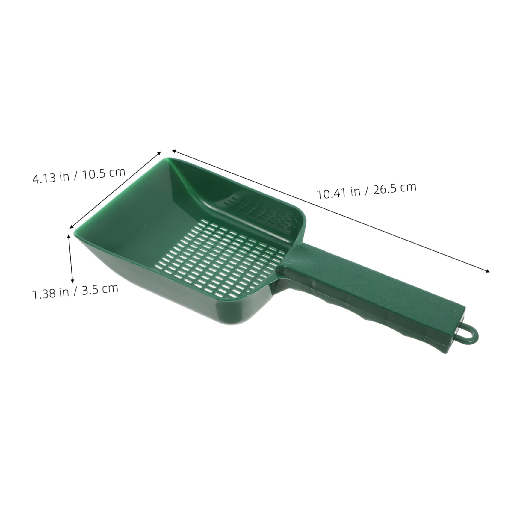 BCOATH Ergonomic Handle Fish Tank Cleaner Plastic Scooper for Garden Soil Reptile Hamster Aquarium