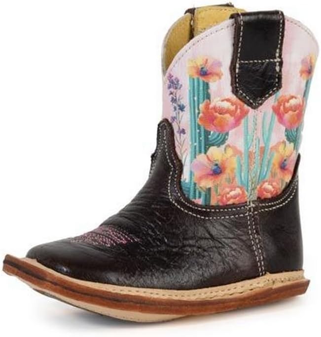 ROPER Western Boots Girls Cactus Flower Brown 09-016-7912-8806 BR
