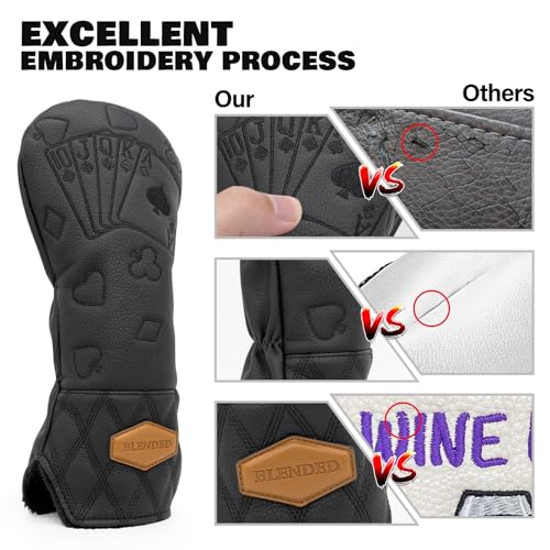 BAIRBRE Poker Leather Golf Covers