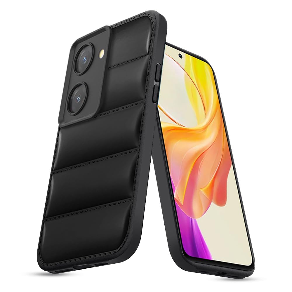 KARWAN® Puffer Edition Silicone Case Cover for Vivo Y36 | Scratch Resistance Mobile Cover, Camera Protection Case Compatible with Black (B0CYQ641RW) Amazon Price History, Amazon Price Tracker