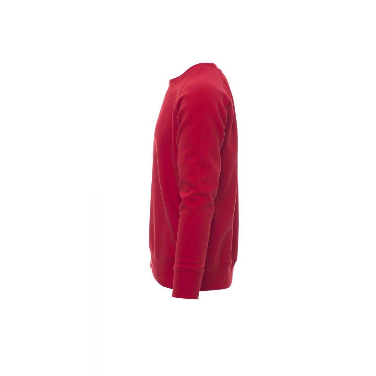 Payper Mistral+ Sweat Ras du Cou pour Homme à Manches Longues Raglan mélange Coton Poignets Taille en cône élastique Rouge