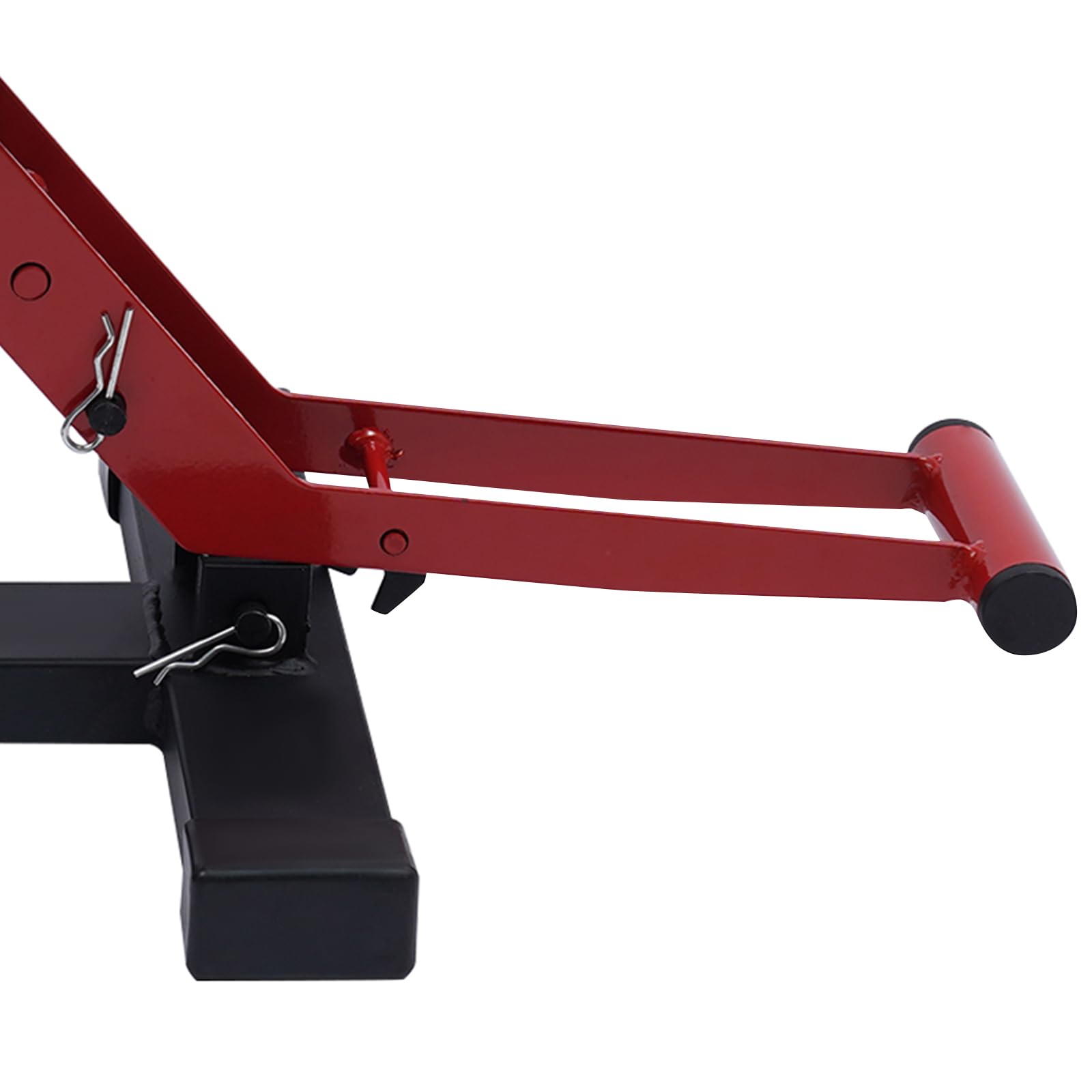 Dirt Bike Lift Stand, Sollevatore idraulico per moto, 150 kg, funzionamento di sollevatori idraulici, altezza regolabile per moto accessori di riparazione strumenti, per riparazione bici
