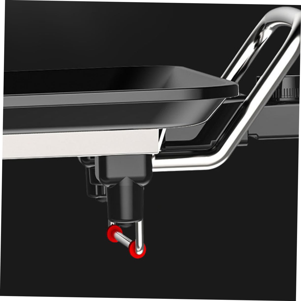 STOBAZA Electric Baking Tray Bbq Grill Plate Electric Roast Dish Non-stick Easy to Clean Stable Foot Pad Multi-function