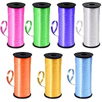 Ruban Cadeau 450 Mètres Blanc - Pour Emballage, Ballons, Décoration | Rouleau De 5 Mm De Large, Plastique PVC De Qualité