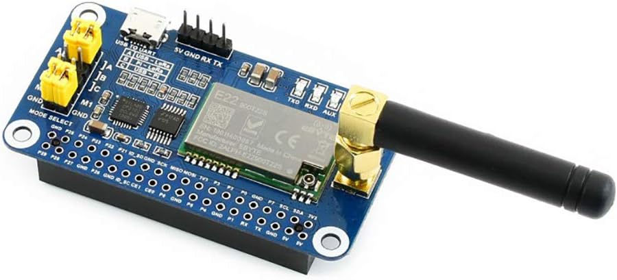 SX1262 LoRa HAT for Raspberry Pi, 915MHz Long Range LoRa Module with 5km Communication, Low Power IoT Wireless Expansion Board, Fits Arduino & STM32