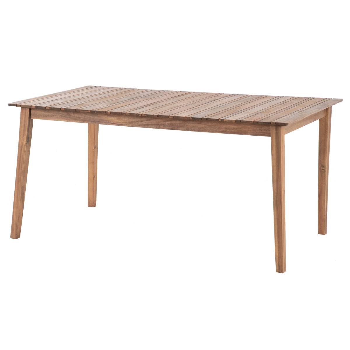 Hespéride - Mesa de jardín Rectangular Tiwi Marrón - 8 plazas