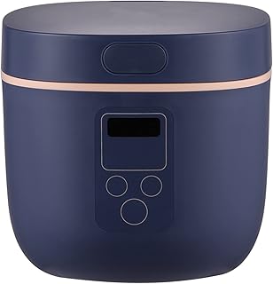 2L Mini cuisinière à riz, cuisinière à riz intelligent, avec panneau tactile, 9 fonctions, pot intérieure antiadhésif, 12 heures de préservation de la chaleur, convient à la fabrication de gâteaux