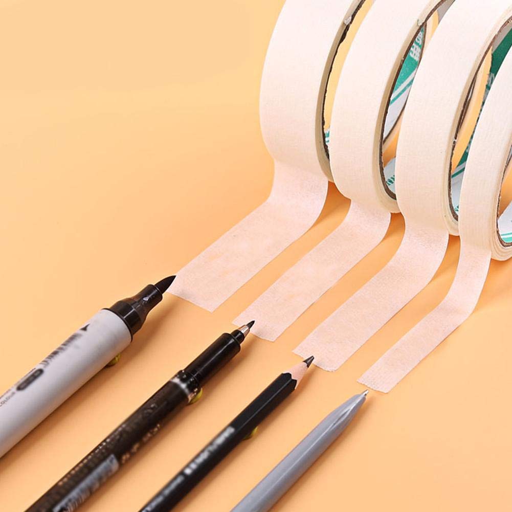 Cinta de pintor de acuarela, cinta de artistas sin residuos para enmascarar y dibujar, 20 mm de ancho, ideal para pintura, proyectos de arte y manualidades, 1 rollo