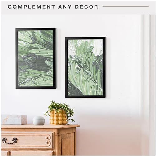 Image of MCS Gallery Foundation Poster Frame, Picture Frame For Wall Art, Black, 11 x 17 Inch, 2-pack