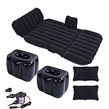 【Matériel】Notre auto matelas gonflable est fait flocage doux, composé respirant, grande épaisseur de base, empêche la perforation, empêche les fuites d'air, résistant à la pression et stable aux chocs.