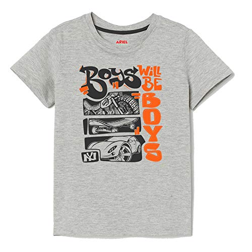 Image of ARIEL Boy's Regular Fit T-shirts (Pack of 5)