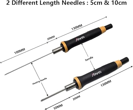 Foam Cutter Hot Wire Electric Styrofoam Cutting Pen Tool | Higher Temperature | 2 Needle | Heat-Insulated Handle | for Eva Foam Board